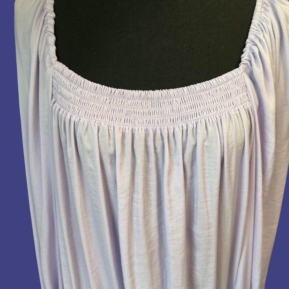 Intimately Free People Another Round Women's Sz S Lavender Square Neck Bodysuit - Picture 3 of 12